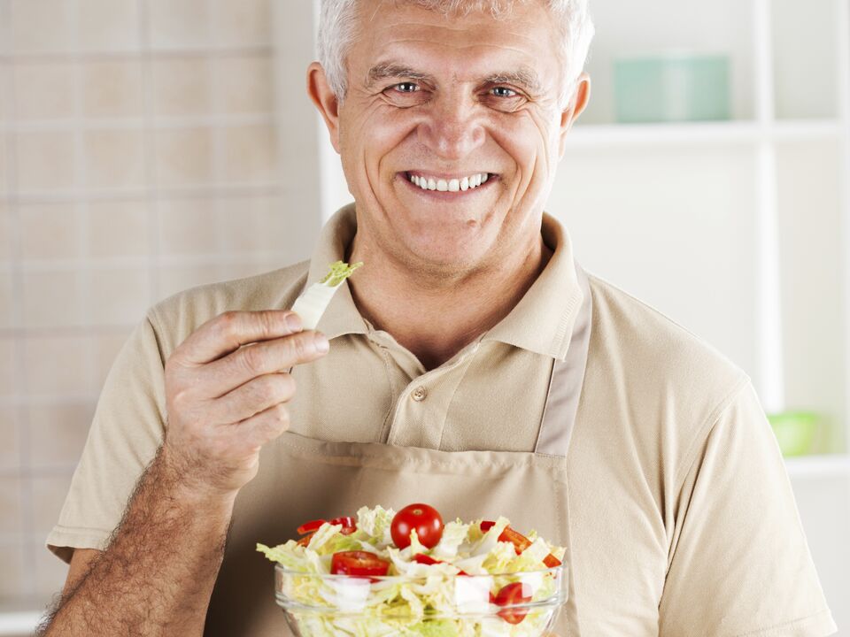 prostatitisaren barazki entsalada